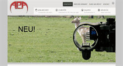 Desktop Screenshot of apaarchery.de